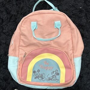 Kids Pastel Backpack with Cartoon Design